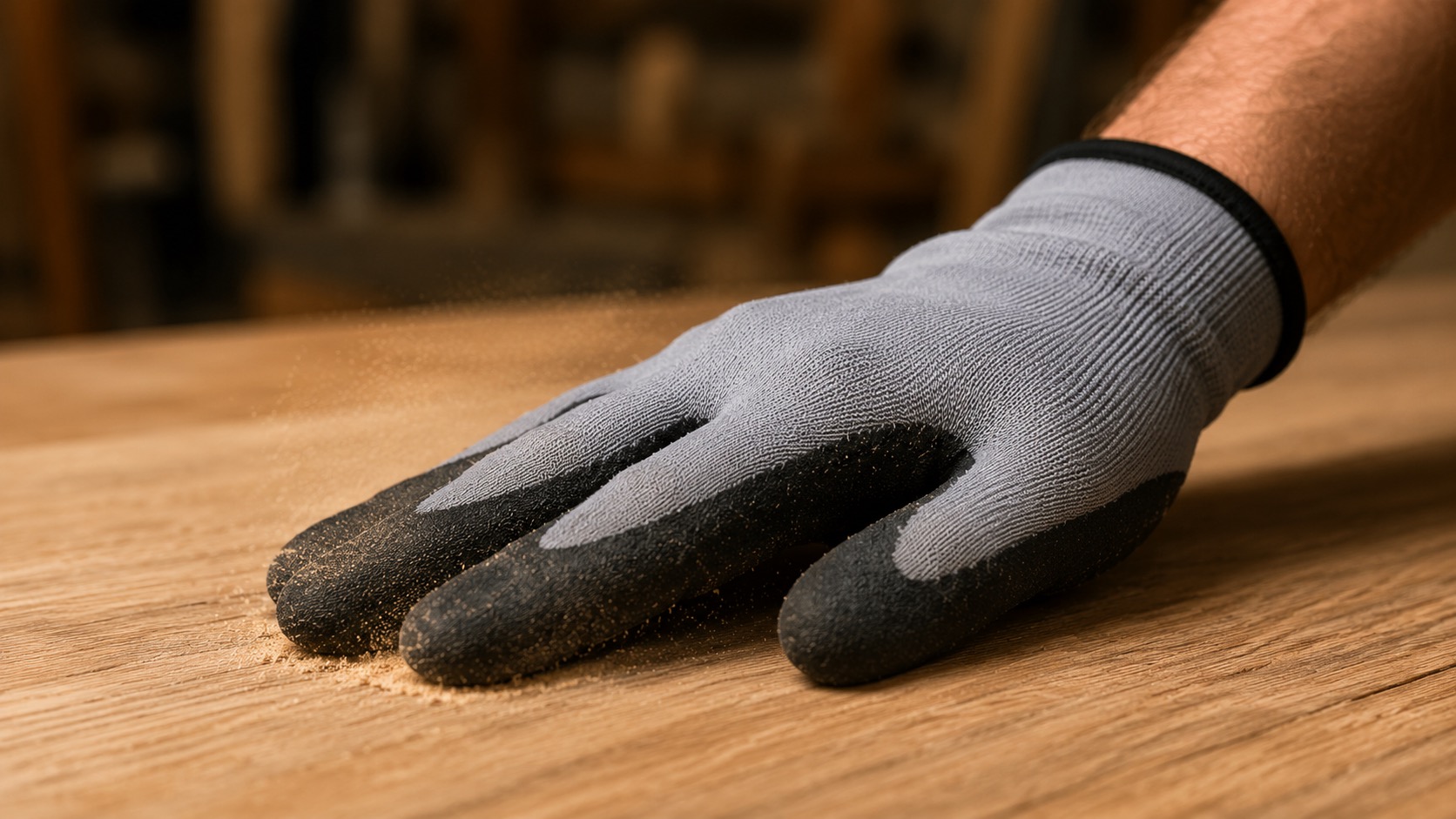Sanding Hands restoring a chair